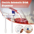 Magic Tap Automatic Electric Water Drink Milk Dispenser Beverage Spill Proof White - 1PC.