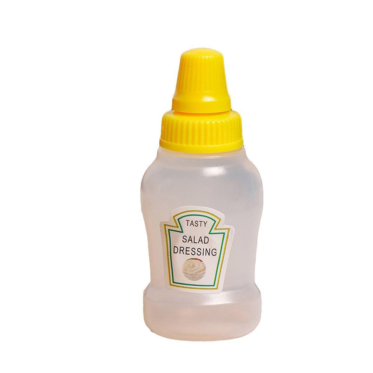 4pcs Mini Portable Sauce Box Condiment Dispensers for Picnic and Outdoor Use - Tomato sauce