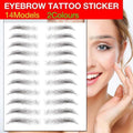 3D Waterproof Eyebrow Tattoo Sticker Hair-Like Natural Brows for Sparse Eyebrows - E17.