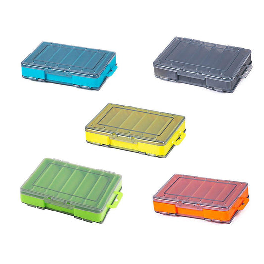 Multifunctional Fishing Bait Storage Box Accessories Gear Organizer Tool Box - Orange-S.