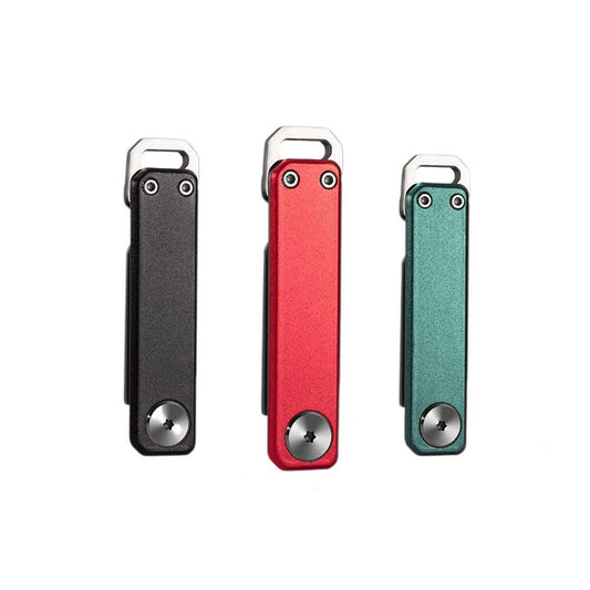 Multifunctional Folding Knife Case Opener Portable Bottle Opener EDC Tool Kit - Black.