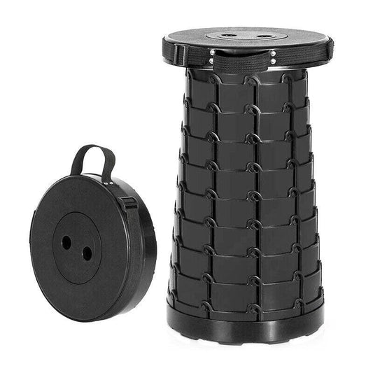 Folding Stool Seat Portable Retractable Telescopic Camping Fishing Travel Chair.