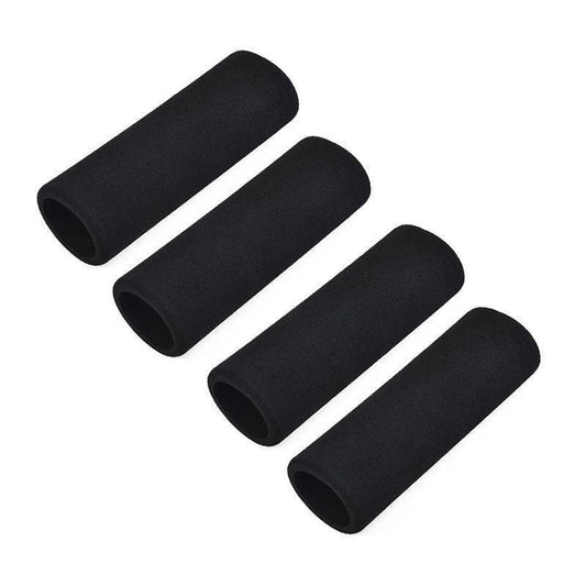 4Pcs Motorbike Motorcycle Slip-On Foam Anti Vibration Comfort Handlebar Cover.
