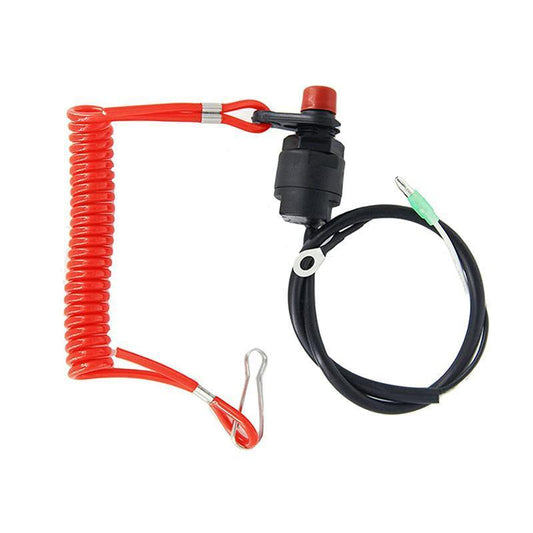 Boat Outboard Engine Motor Kill Stop Switch Emergency Tether Lanyard For Yamaha.