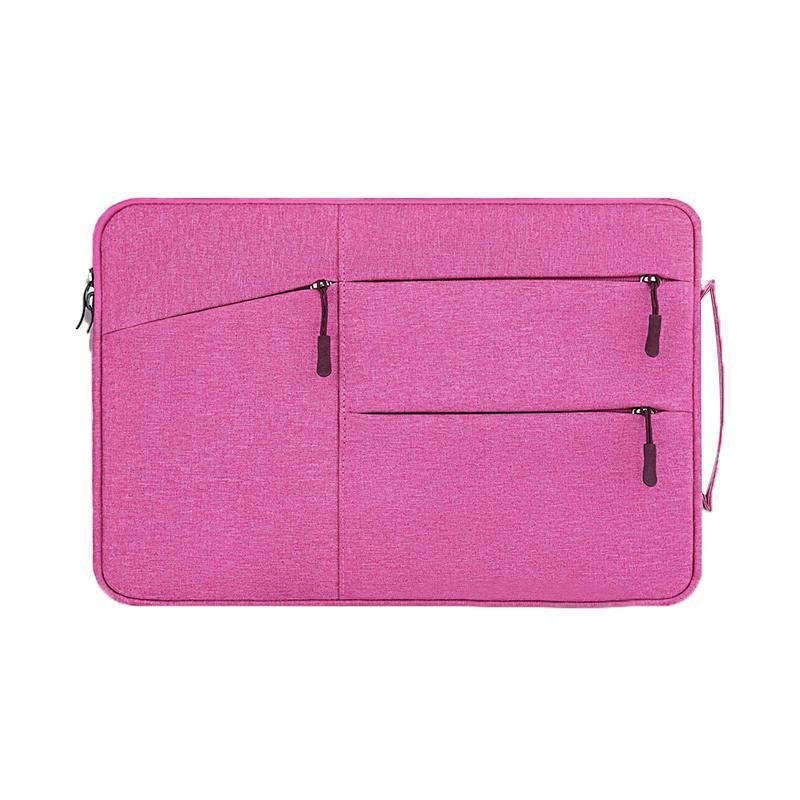 Laptop Sleeve Travel Bag Carry Case For MacBook Air Pro 14.1â-15.4â - Rose Red.