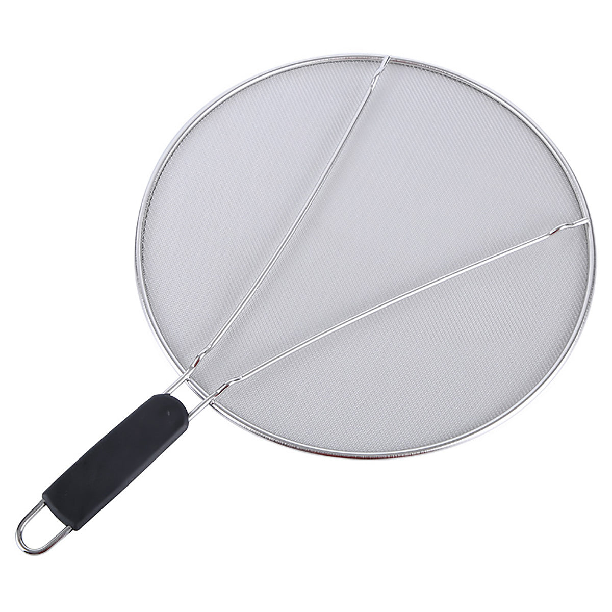 Stainless Steel Mesh Cover Anti Scald Filter Screen Anti Splash Lid For Kitchen - 25cm