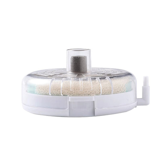 Aquarium Filter Special Mini Small Tank Filter Circle for Freshwater or Marine - 8cm Replacement Cotton*5