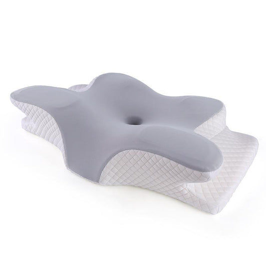 Memory Foam Butterfly Neck Pillow for Enhanced Comfort and Sleep Positioning.