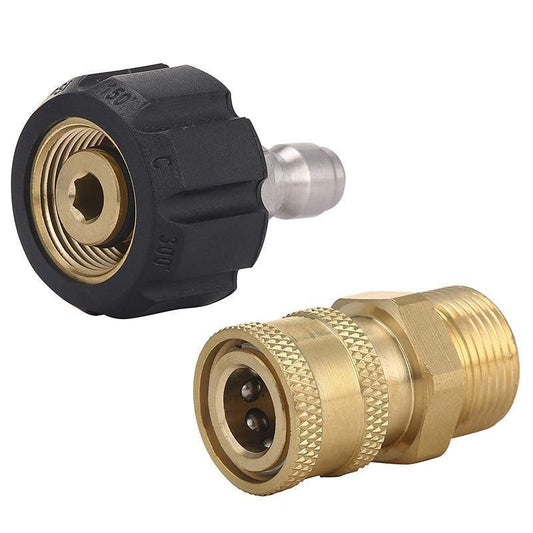 Pressure Washer Adapter 1/4inch Quick Connect Kit M22-14 Adapter.
