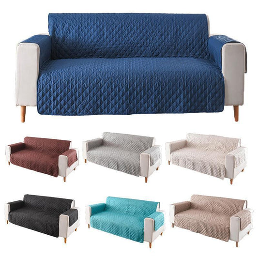 190x195cm Seater Pet Sofa Protector Cover Quilted Couch Covers Lounge Slipcover - Beige