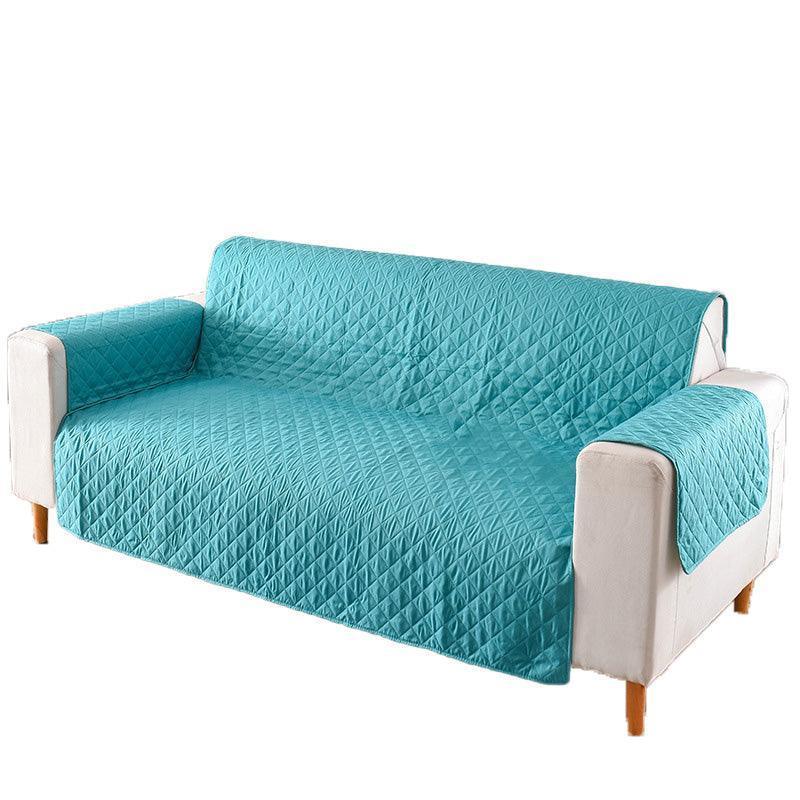 130X195cm Seater Pet Sofa Protector Cover Quilted Couch Covers Lounge Slipcover - Grey