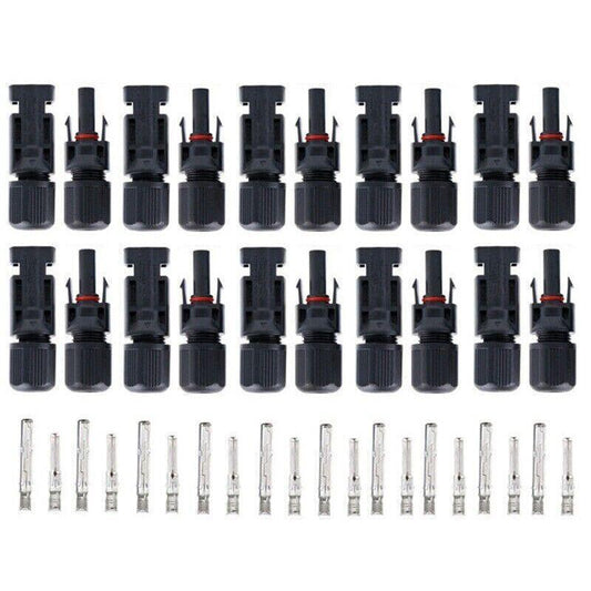 5-20 Pairs PV Connectors Solar Panel 30A Line Plug Socket Male Female IP67 - 5 Pairs.