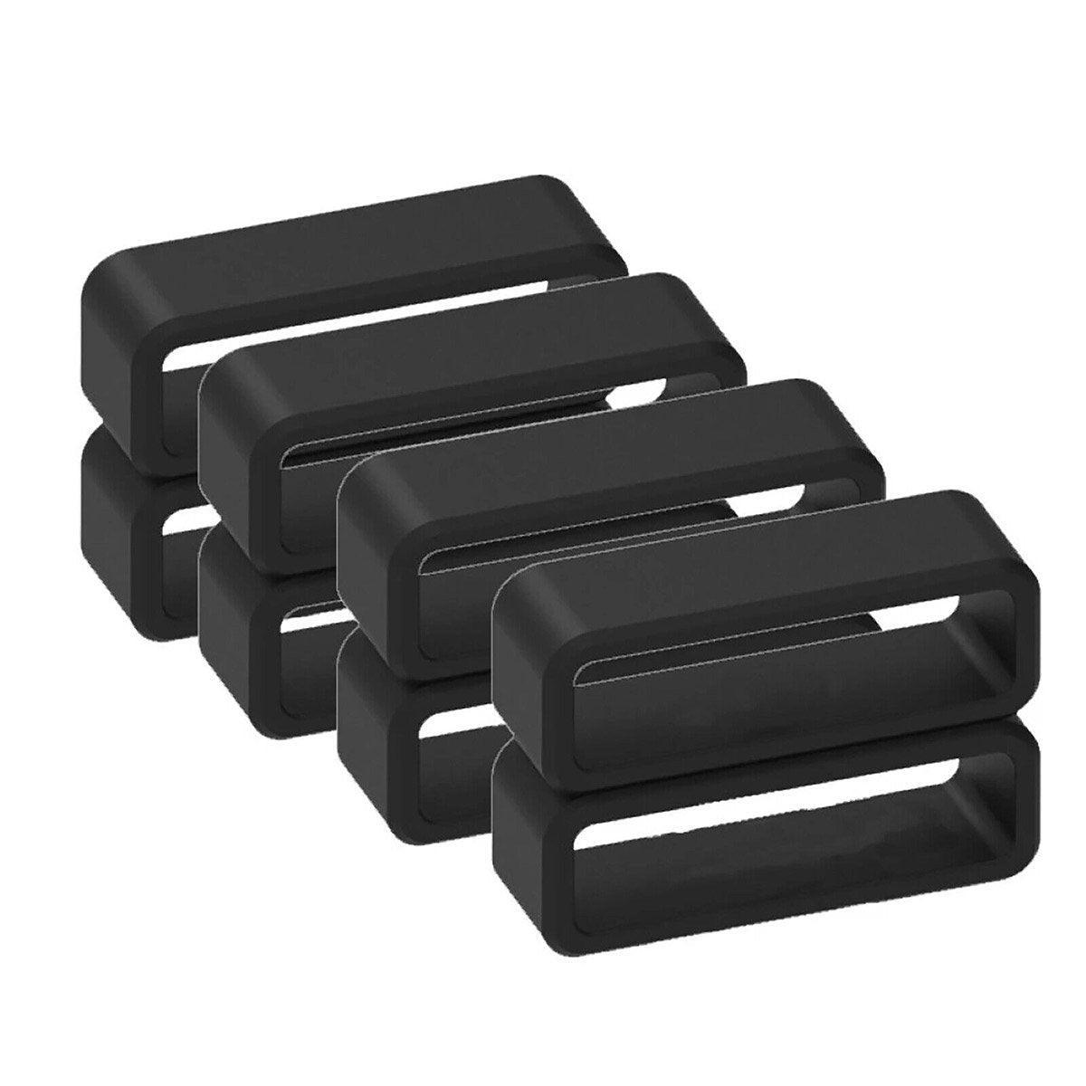 4/8pcs Watch Silicone Gel Ring Bracelet Rubber Bands for Men Women Fashion - 20mm-8pcs