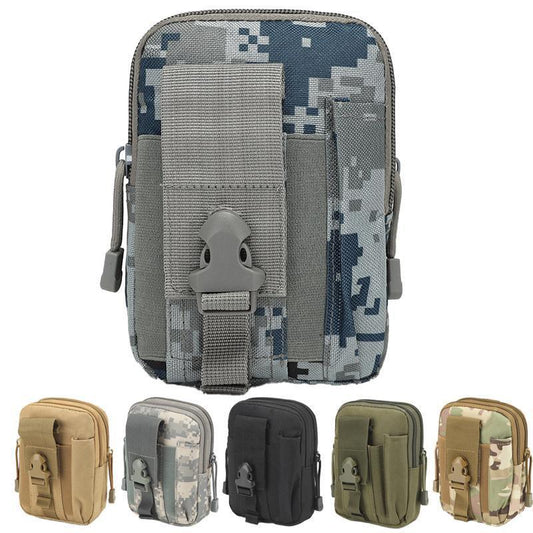 Tactical Waist Bag Utility Military Wallet Pack Belt Molle Multi Purpose Pouch - ACU