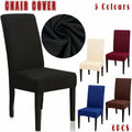 6X Stretch Chair Cover Seat Covers Spandex Washable Banquet Wedding Party Decora - Lake Blue