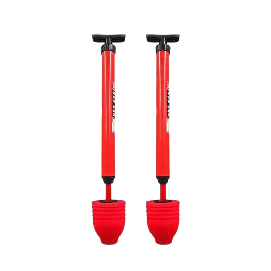2PCS Toilet Plunger Vacuum Pump Powerful Clog Remover Sewer Drain Unclogging Tool.