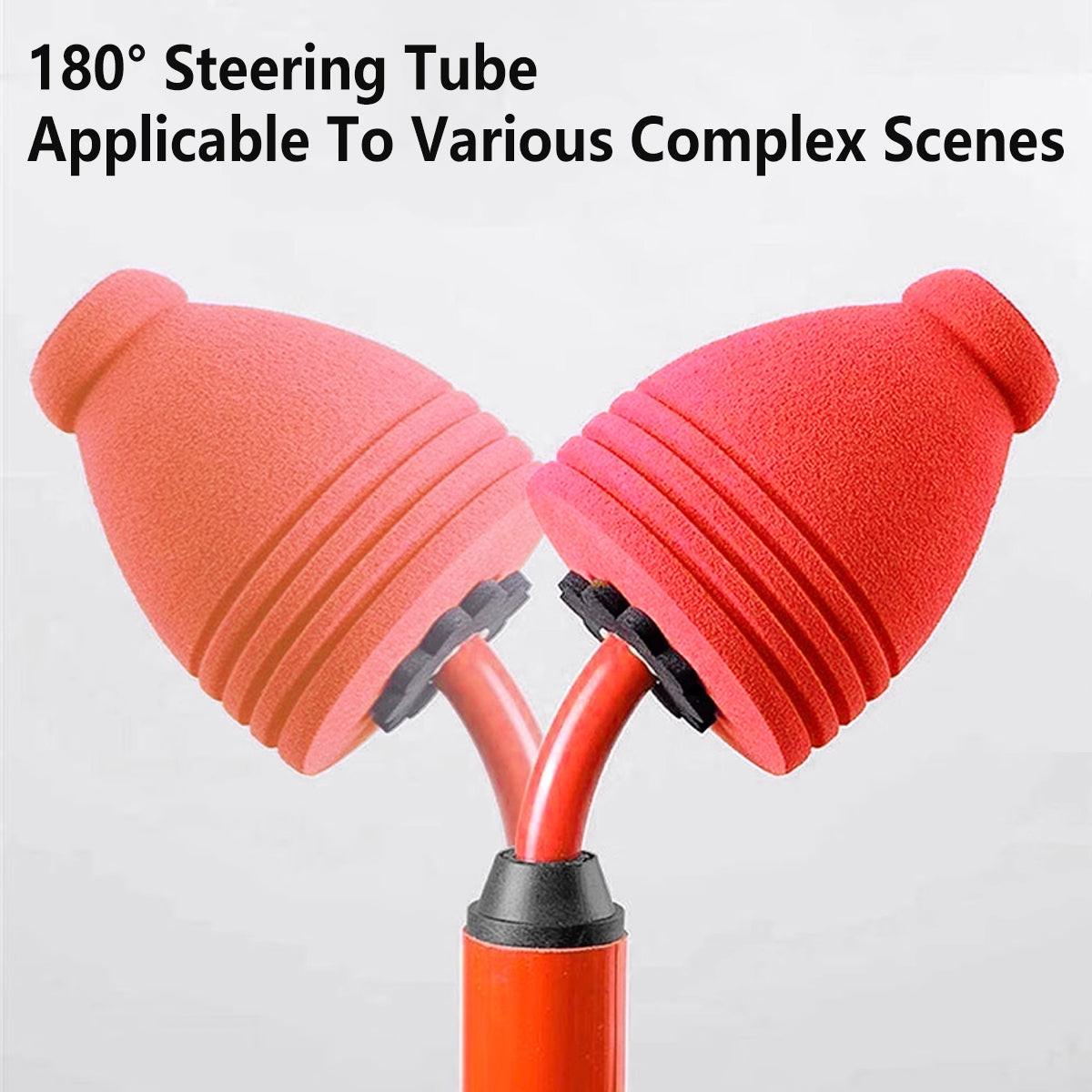 2PCS Toilet Plunger Vacuum Pump Powerful Clog Remover Sewer Drain Unclogging Tool.