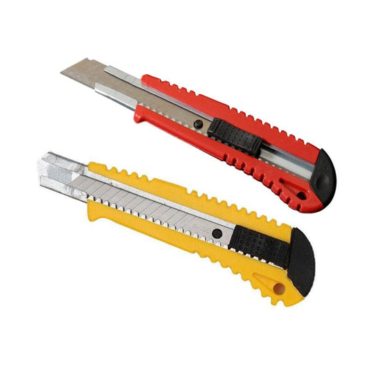 Heavy Duty Box Cutter Pack Snap Off Retractable Blade Long Last Hand Craft Tool - Sealed 1PC.