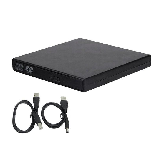 Usb External Cd Rw Dvd Rom Writer Burner Player Drive Pc Laptop For Mac Windows.