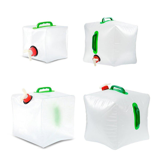 Portable Folding Water Bag Compression Bucket Outdoor Sports Cycling Equipment - 10L.