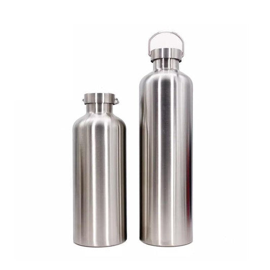 500/750/1000Ml Stainless Steel Water Bottle Motivational Sports Drink Cup Flask - 500ML.