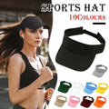 Women Adjustable UV Protection Sport Visor Cap Beach Sun Hat New Stylish Design - Green