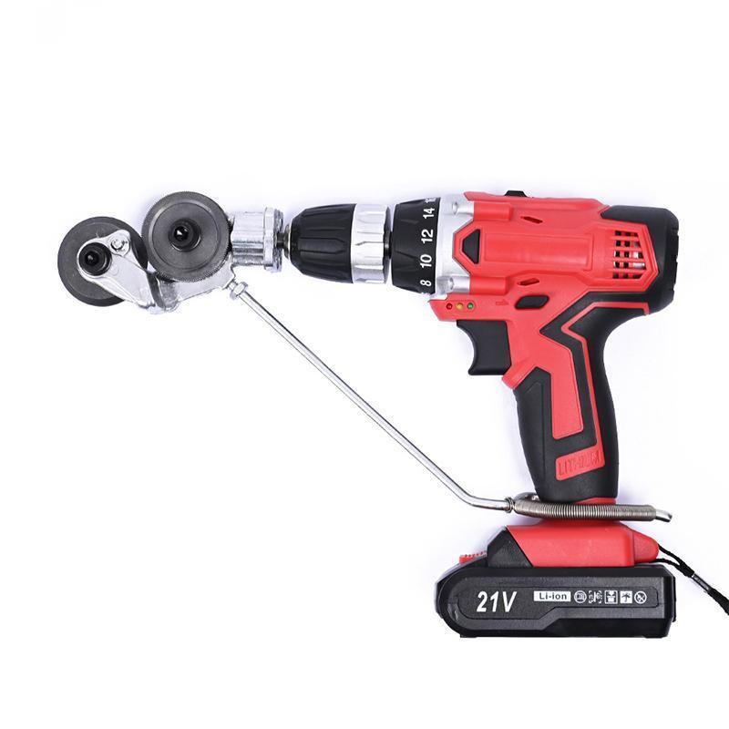 Electric Drill Plate Cutter Sheet Metal Nibbler Precise Cutting Shears Cutter.