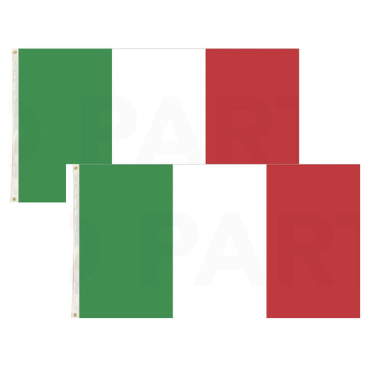 2x Italy Country Flags Italian Heavy Duty - 150cm x 90cm.