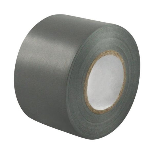 Joint Clipper Duct Tape Seal 48mm x 30m Roll PVC Insulating - Silver.