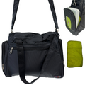 FIB Baby Nappy Bag Diaper Maternity Milk Mummy Changing Travel Tote - Black.