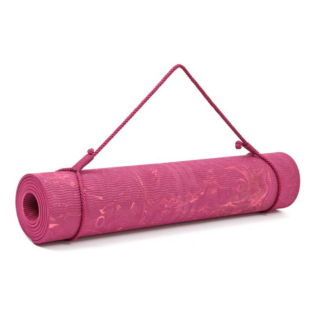 Adidas Premium 5mm Camo Sports Home/Gym Fitness Exercise Yoga Mat Power Berry.
