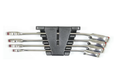 Wurth 4pcs Ratchet Combination Wrench Set with Reversing Lever â Chrome Vanadium Steel, 72-Tooth, High-Gloss Finish.