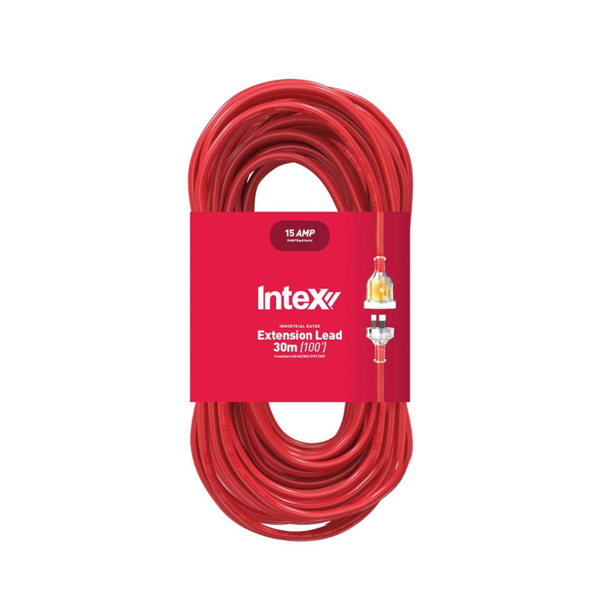 Industrial Extension Leads 15A (10A Plug & Socket) x 30m (98').