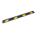180cm Heavy Duty Rubber Curb Parking Guide Wheel Driveway Stopper Reflective Yellow.