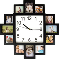Photo Frame Clock Picture Collage 12Picture Display Photowall
