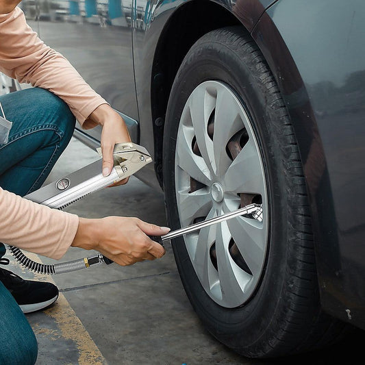 Professional Tyre Inflator with Gauge Air Line Pressure Tester Tyre Pump.