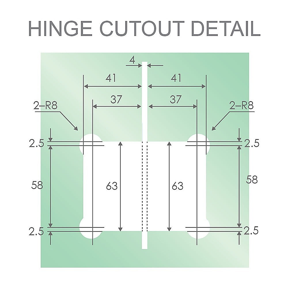 120x90cm Corner Frameless Shower Screen – Gunmetal Wall Channel and Floor Channel with Brass Hinges & Round Knob Handle
