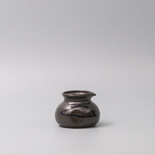 Pourer 120ml Metallic Black Blue Drip Glaze.