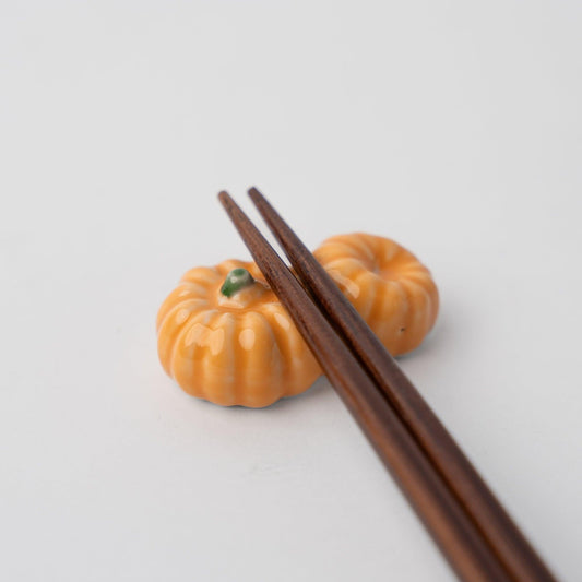 Chopstick Rest Orange Pumpkin.