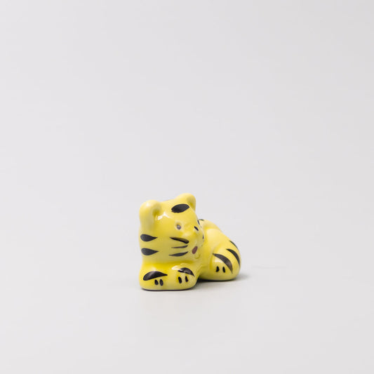 Chopstick Rest Yellow Tiger.