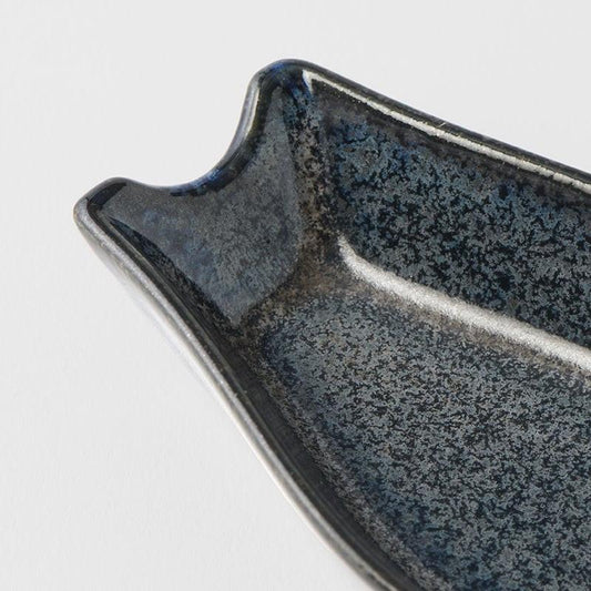 Spoon Rest Small Kanso Indigo Blue Glaze.