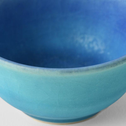 Sake Cup 5.3cm 30ml Turquoise Glaze.