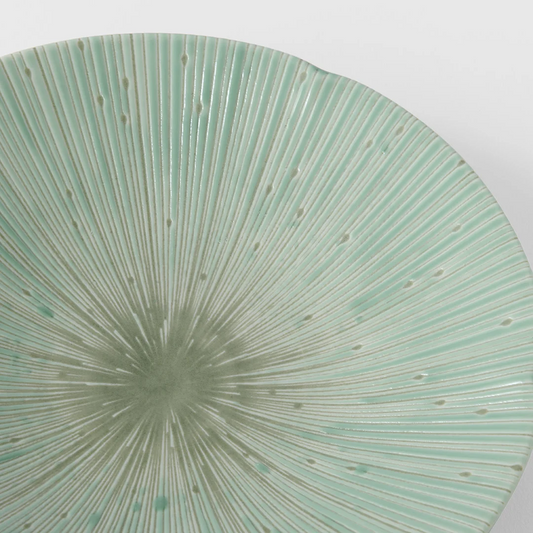 Pasta Bowl 22.5cm Ice Green Glaze.