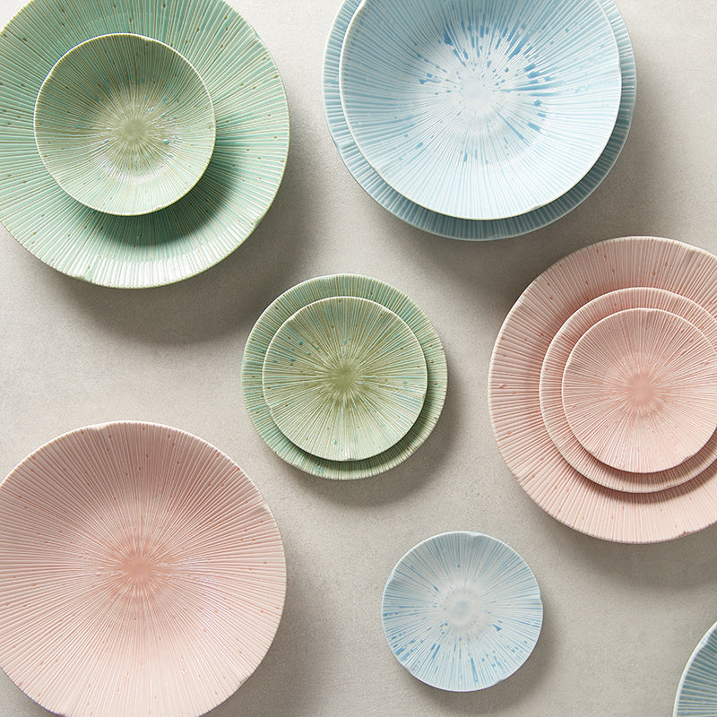 Tapas Plate 13cm Ice Blue Glaze