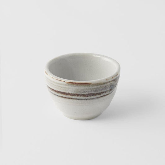 Sake Cup 20ml White Glaze.