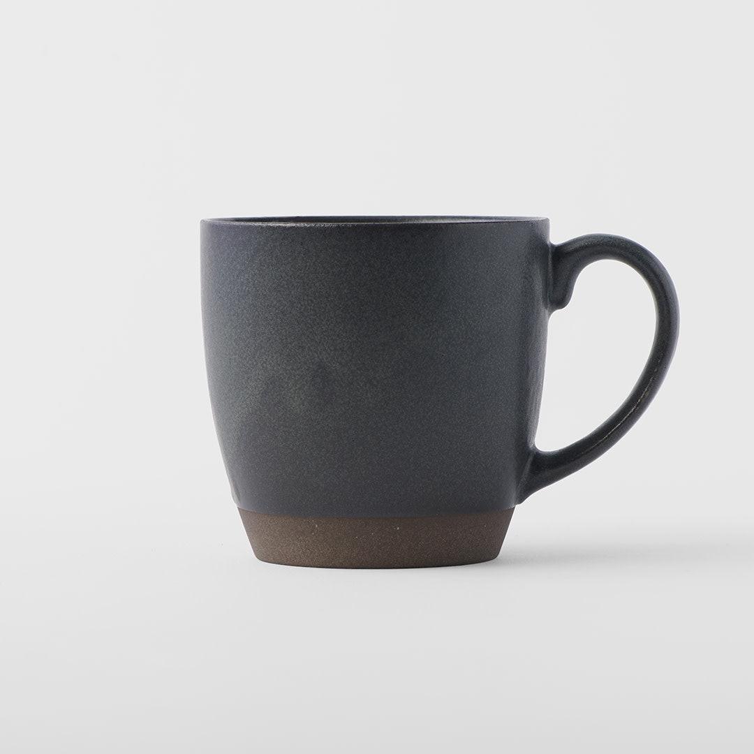 Taiko Mug 265ml Black & Bisque Glaze.