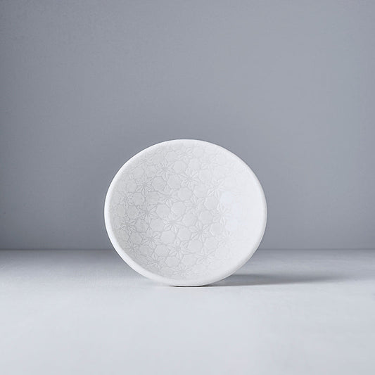 Tapas Bowl 13cm White Star Glaze.