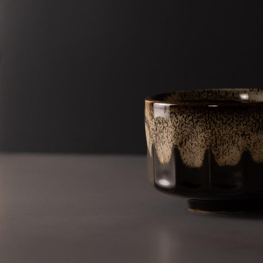 Matcha Tea Bowl 11cm Mocha Brown.