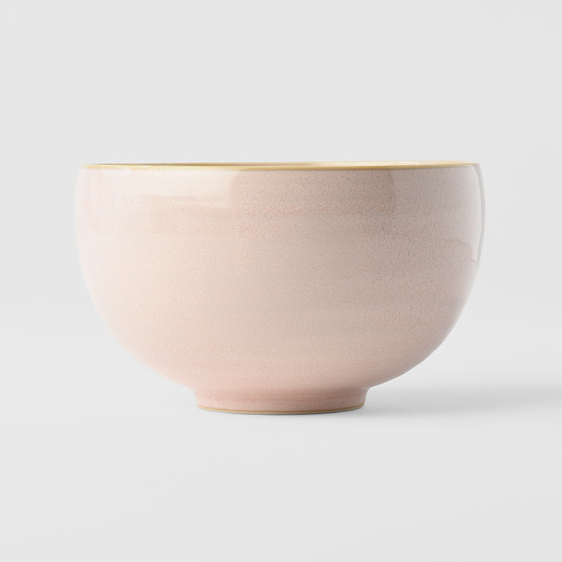 Bowl Round Medium 13cm Sakura Pink Glaze.