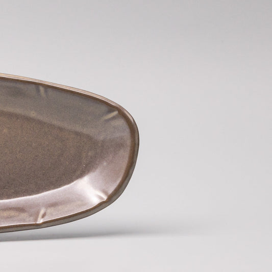 Organic Triangular Plate 27cm.